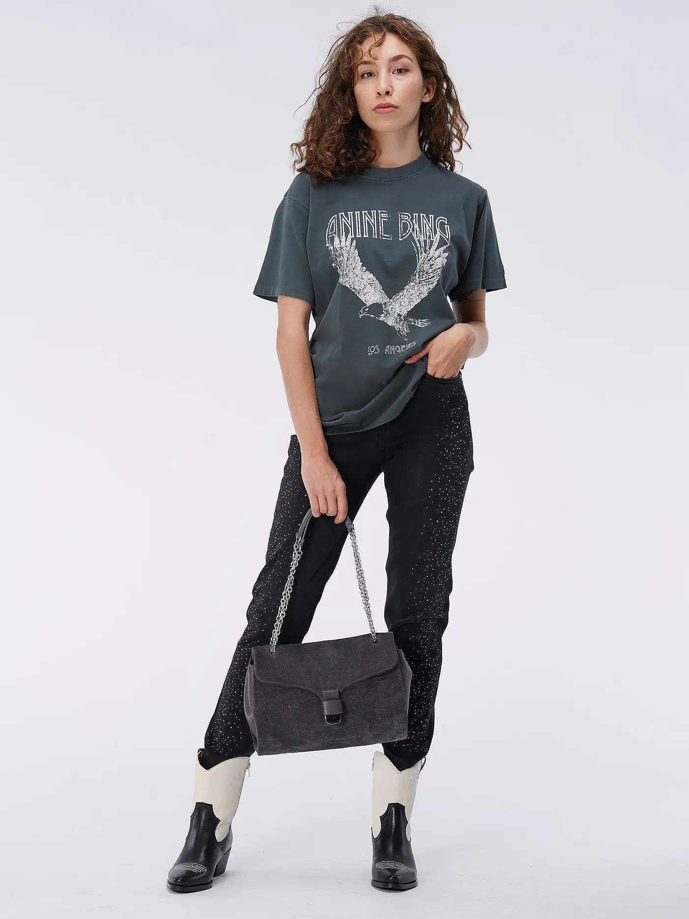 ANINE BING | T-Shirt LILI EAGLE | 